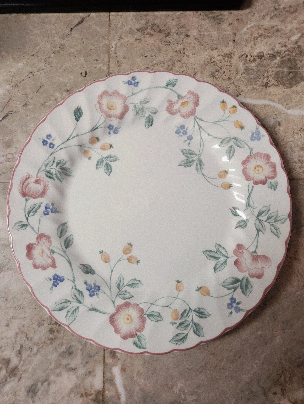 Churchill Briar Rose Floral Dinner Plate 2PC